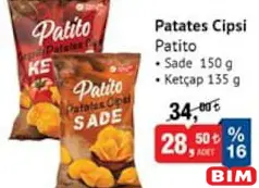PATİTO SADE PATATES CİPSİ